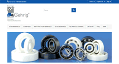 Desktop Screenshot of gehrig-bearings.com