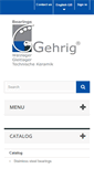 Mobile Screenshot of gehrig-bearings.com